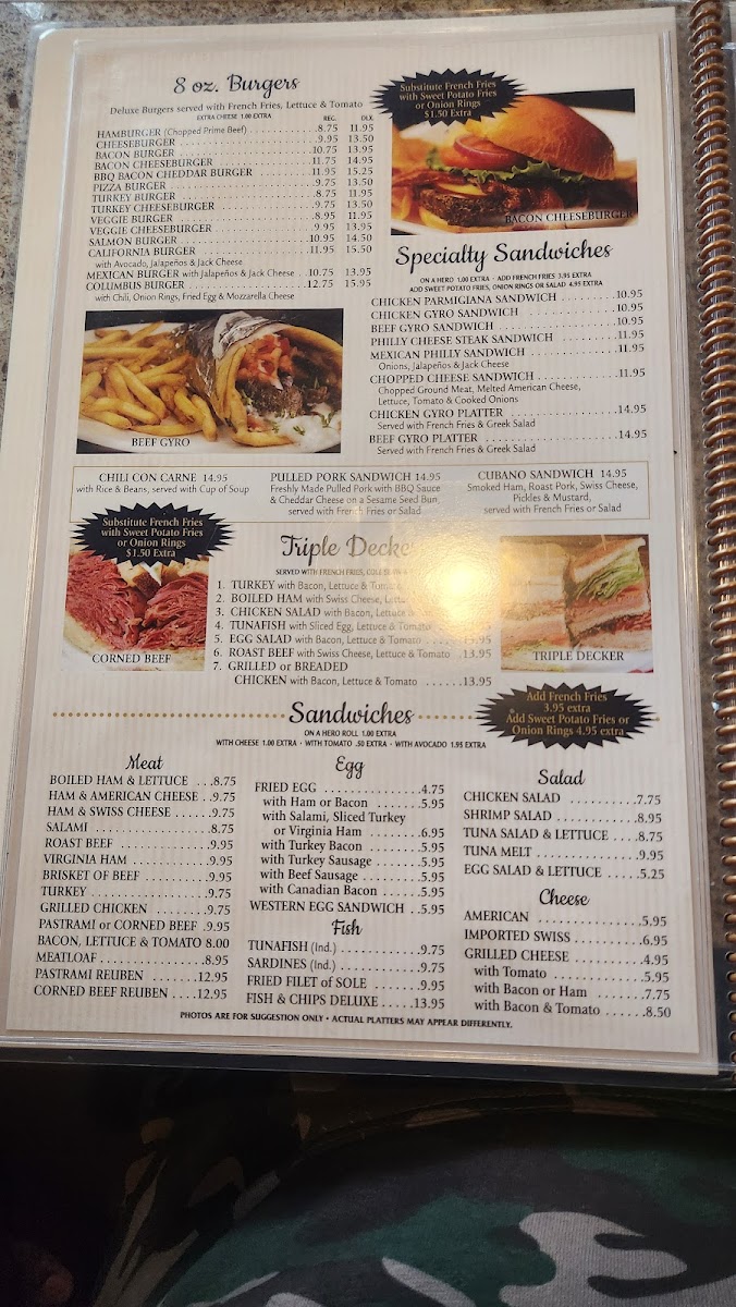 Columbus Diner Menu - Image 6